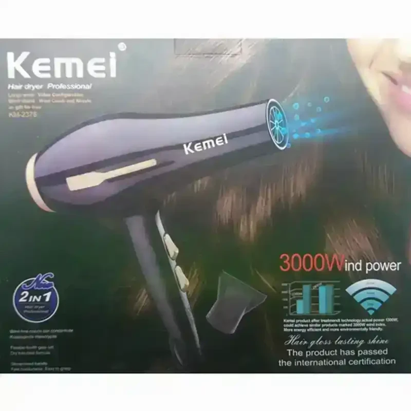 Kemei 2 in 1 Hair Dryer 3000w